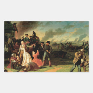 Sticker Rectangulaire George Caleb Bingham - Ordre no 11
