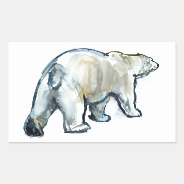 Sticker Rectangulaire Glacier MInt (Devant)