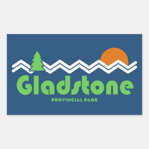 Sticker Rectangulaire Gladstone Provincial Park Retro