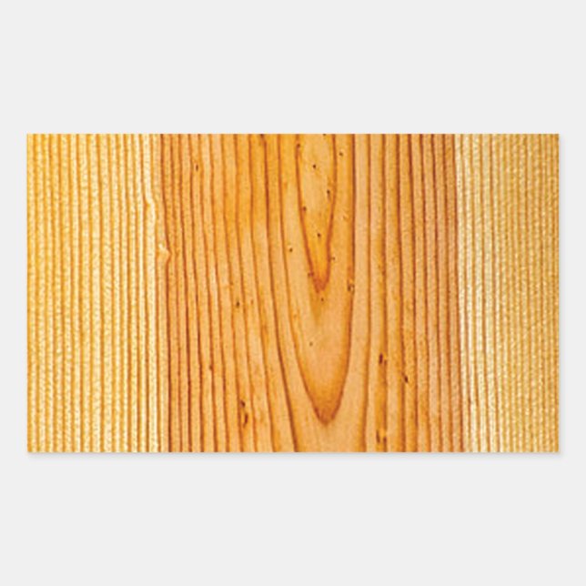 Sticker Rectangulaire Graisse naturel 1 (Devant)