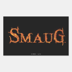 Sticker Rectangulaire Graphique de nom SMAUG™
