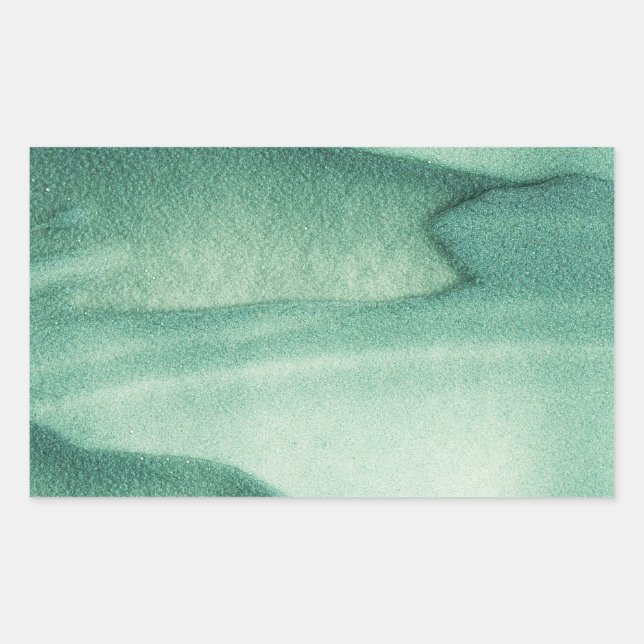 Sticker Rectangulaire Green Sand  (Devant)