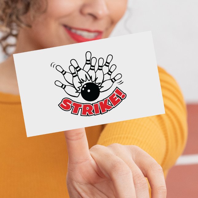 Sticker Rectangulaire Grève - Bowling 10 broches (Créateur téléchargé)