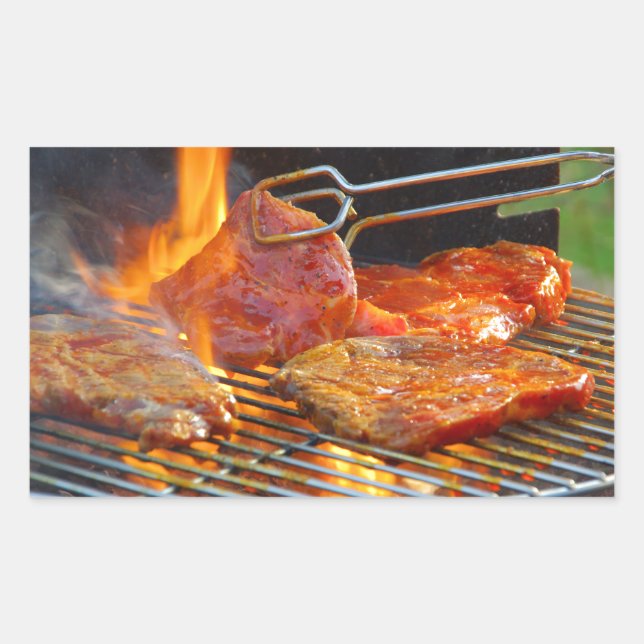 Sticker Rectangulaire griller (Devant)