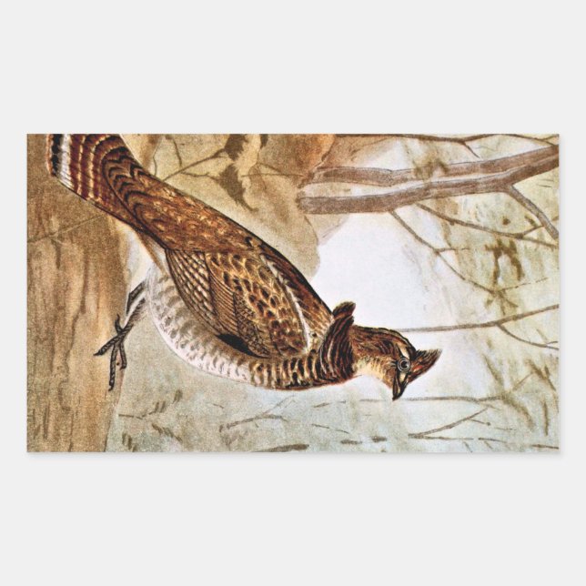 Sticker Rectangulaire Groupement rouillé (Devant)