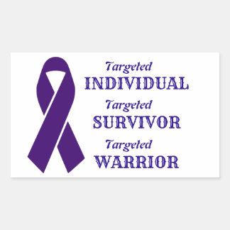 Sticker Rectangulaire Guerrier survivant de la sensibilisation des perso