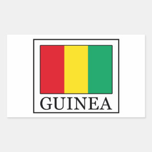 Sticker Rectangulaire Guinée
