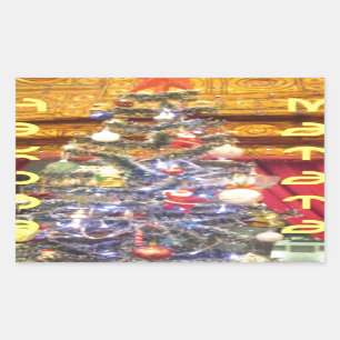 Sticker Rectangulaire Hakuna Matata Joyeux Noël & un Joyeux Nouvel An.p