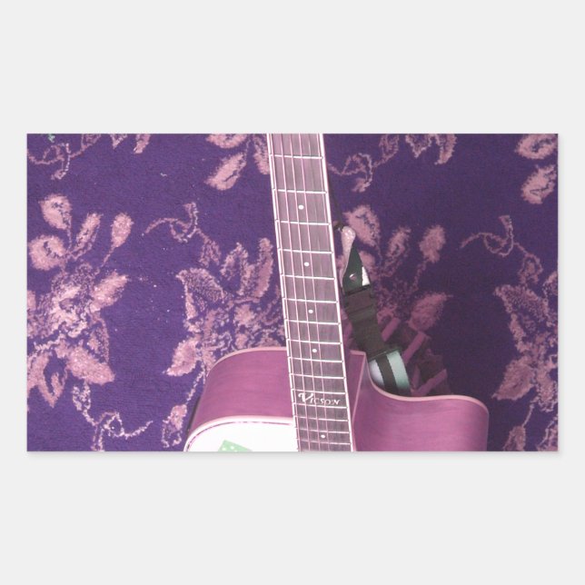 Sticker Rectangulaire Hakuna Matata Music My Blood. (Devant)