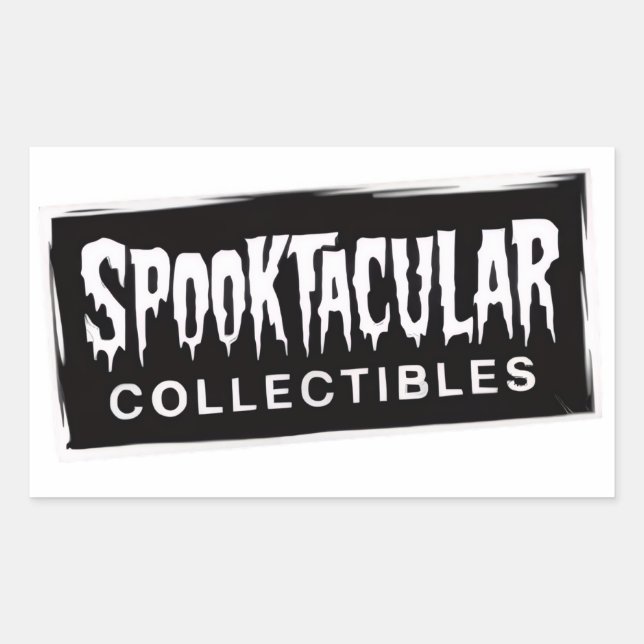 Sticker Rectangulaire Halloween Spooktaculaire (Devant)
