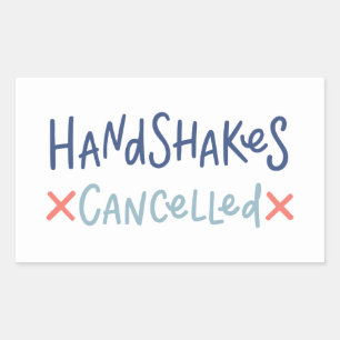 Sticker Rectangulaire Handshakes annulés