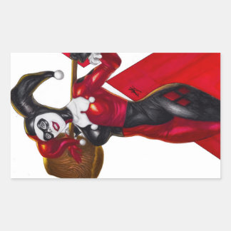 Sticker Rectangulaire Harley Quinn ~ Harleen Quinzel
