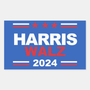 Sticker Rectangulaire Harris Walz 2024