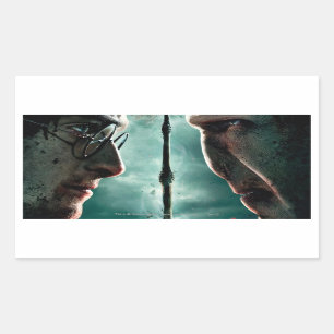 Sticker Rectangulaire Harry Potter 7 Partie 2 - Harry contre Voldemort