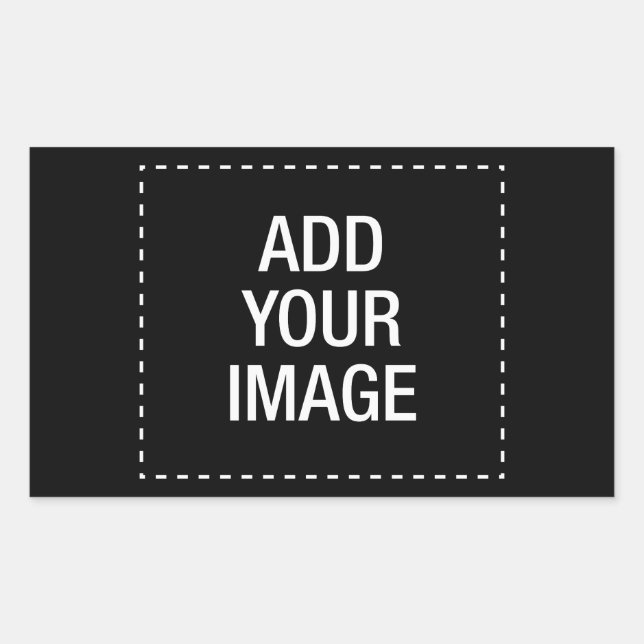 Sticker Rectangulaire hd (Devant)