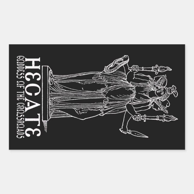 Sticker Rectangulaire Hécate (Devant)