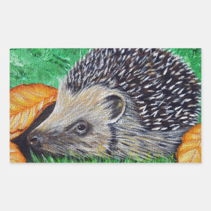 Sticker Rectangulaire Hedgehog