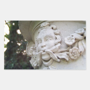 Sticker Rectangulaire Homme vert