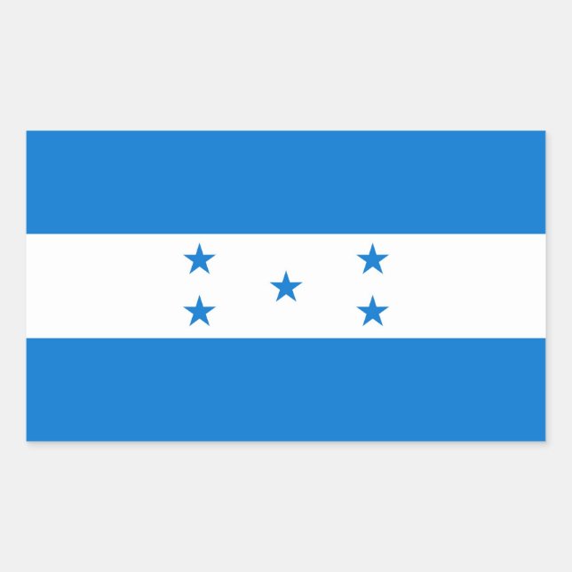 STICKER RECTANGULAIRE HONDURAS (Devant)