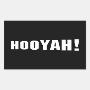 STICKER RECTANGULAIRE HOOYAH !