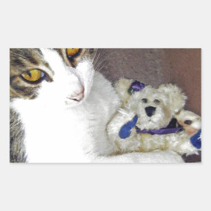 Sticker Rectangulaire Huile d'ours