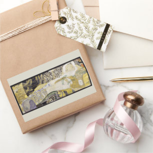 Sticker Rectangulaire Hydra (alias Les Serpents d'eau I) de Gustav Klimt