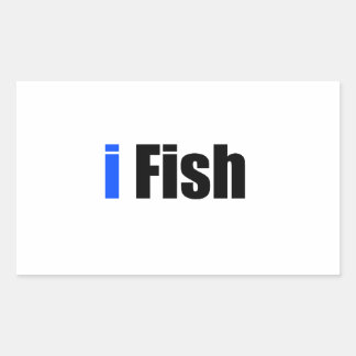 Sticker Rectangulaire i Poisson