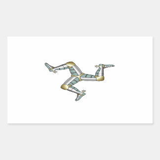 Sticker Rectangulaire Île de Man