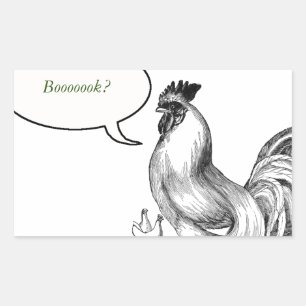 Sticker Rectangulaire Illustration du tableau vintage