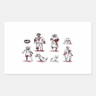 Sticker Rectangulaire Ils famille Ont bourdonné