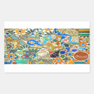 Sticker Rectangulaire Imaginaire. Gaudi. Image 2