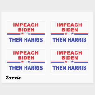 Sticker Rectangulaire Impeach Biden Alors Harris