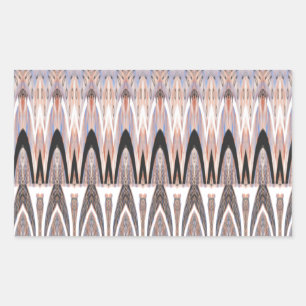 Sticker Rectangulaire Imprimer l'art Motif Abstrait Extraordinaire