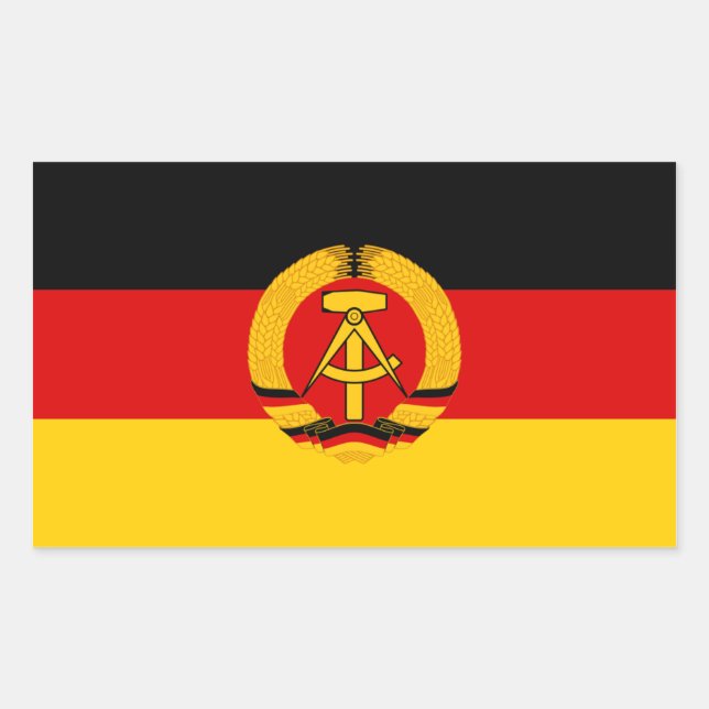Sticker Rectangulaire Indicateur DDR (Devant)