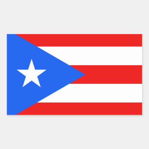 Sticker Rectangulaire Indicateur Porto Rico