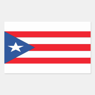 Sticker Rectangulaire Indicateur Porto Rico