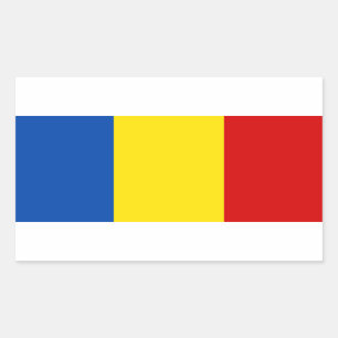 Sticker Rectangulaire Indicateur Roumanie