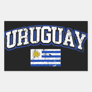 Sticker Rectangulaire Indicateur Uruguay