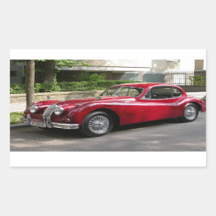 Sticker Rectangulaire Jaguar XK 120 FHC