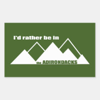 Je Préférerais Être Dans La Montagne Adirondacks
