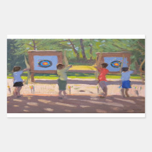 Sticker Rectangulaire Jeunes archers 2012