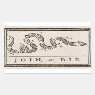 Sticker Rectangulaire Joindre ou Die Indicateur