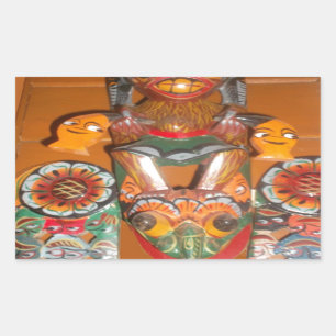 Sticker Rectangulaire Joli Retro Halloween Bash Hakuna Matata Party Cade