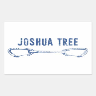 Sticker Rectangulaire Joshua Tree California Escalade Quickdraw