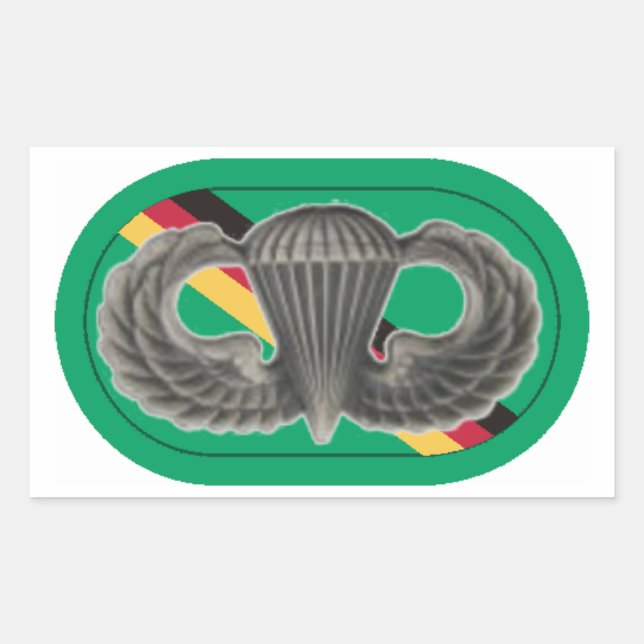 STICKER RECTANGULAIRE JOUER DES AILES SUR LE DÉTACHEMENT SF EUROPE OVAL  (Devant)