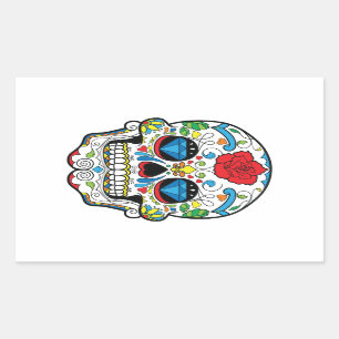 Sticker Rectangulaire Jour des morts