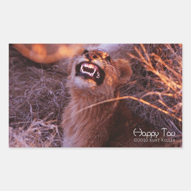 Sticker Rectangulaire Joyeux Tau (Devant)