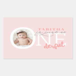 Sticker Rectangulaire juste ainsi ONEderful