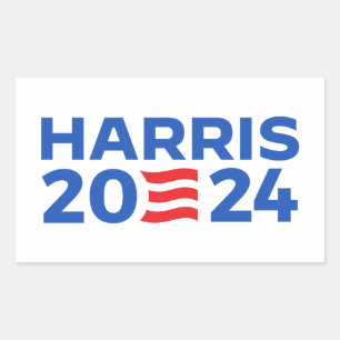 Sticker Rectangulaire Kamala Harris 2024