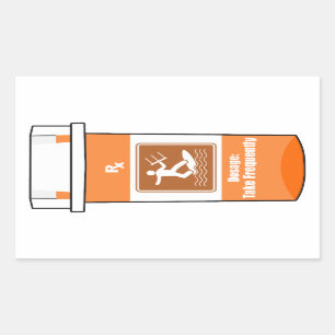Sticker Rectangulaire Kitesurf est ma drogue
